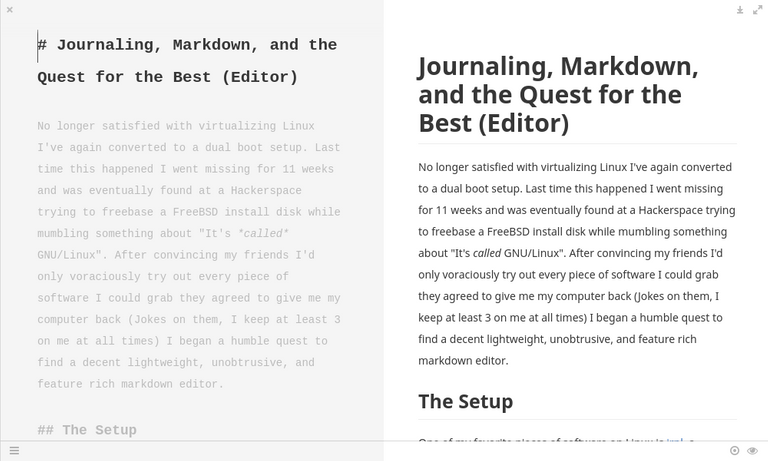 Moeditor main screen