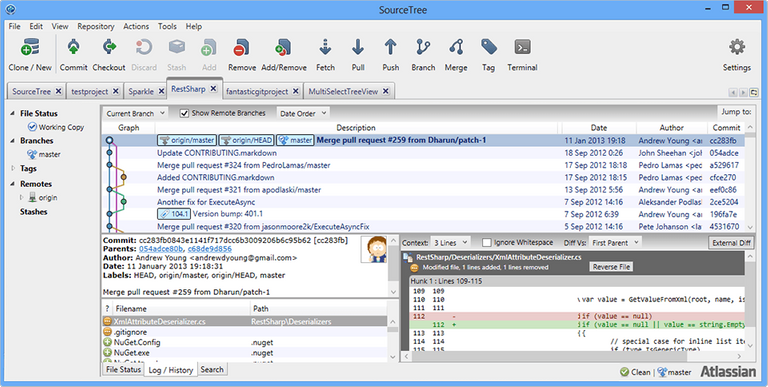 SourceTree GUI for Git