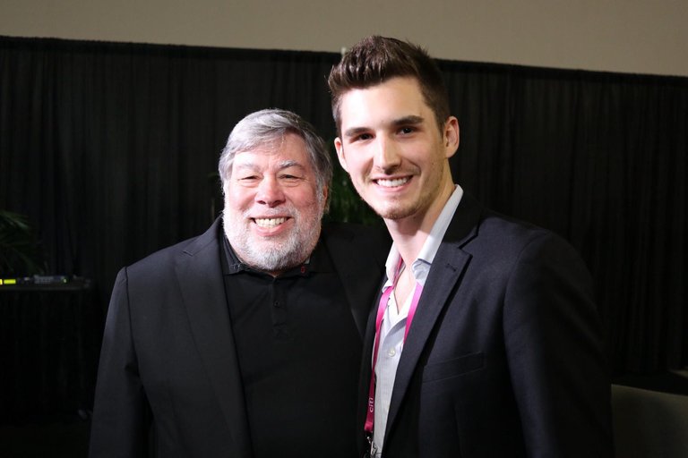 Picture of me and Steve Wozniak