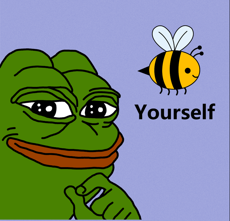 Pepe the Frog Be Yourself Meme
