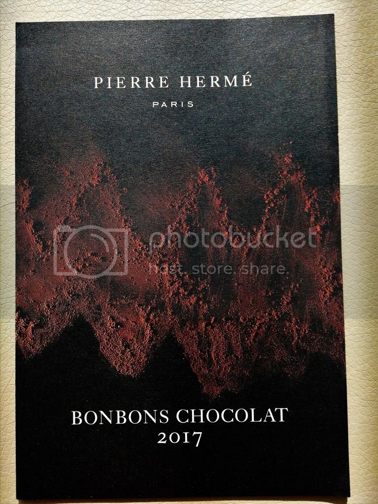 Pierre Herme chocolates brochure