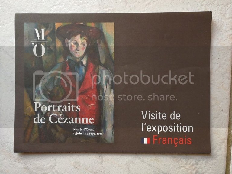 Portraits de Cezanne brochure