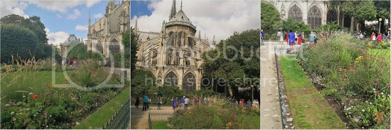 Notre-Dame gardens collage 2