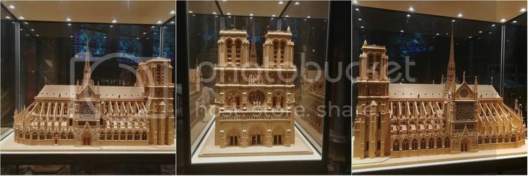 Notre-Dame scale model