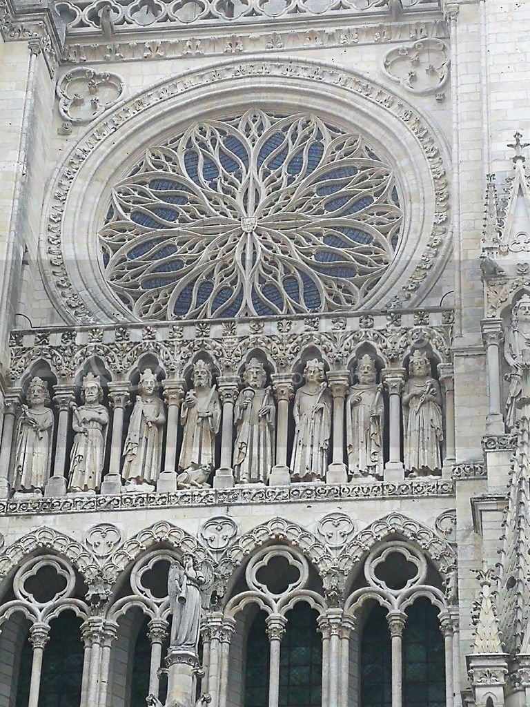 Amiens cathedral - above the door