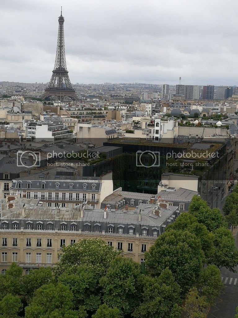 Hanging gardens seen from Arc de Triomphe