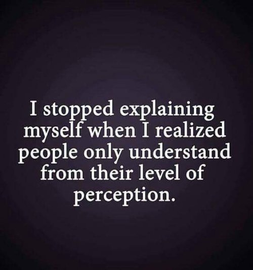 Stop explaining yourself