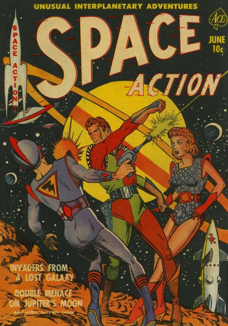 Space Action #1 cover