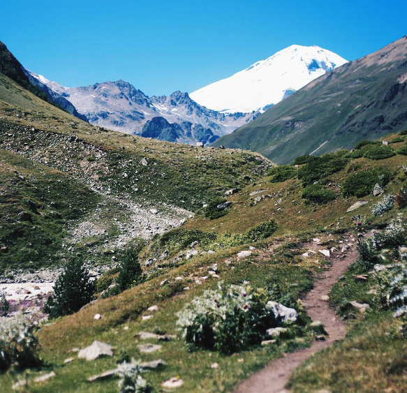 valley in the mountains