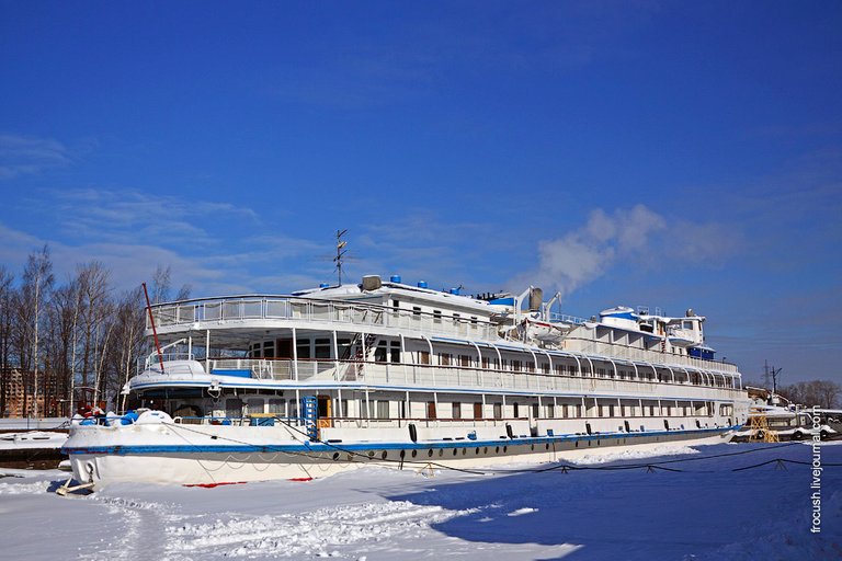 The motor ship "IA Krylov"