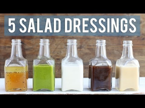 5 Homemade Salad Dressings