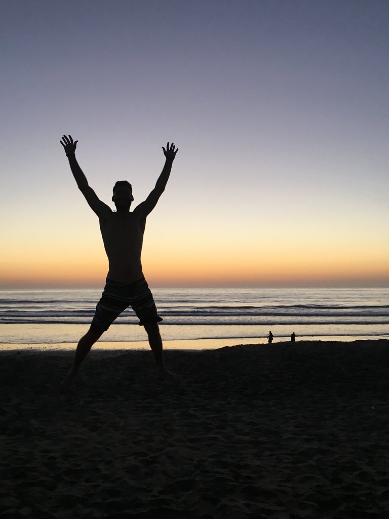 beach jump