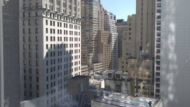 View from my room at the W Hotel in FiDI