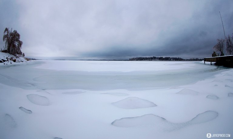 GANANOQUE, CANADA - December 22: Icestorm on December 22, 2013 in Gananoque, Ontario, Canada. - Jay Kopinski