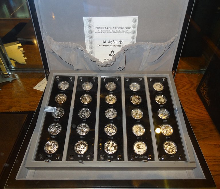 Chinese Commemorative Silver Coins, Sahara Coins, Las Vegas