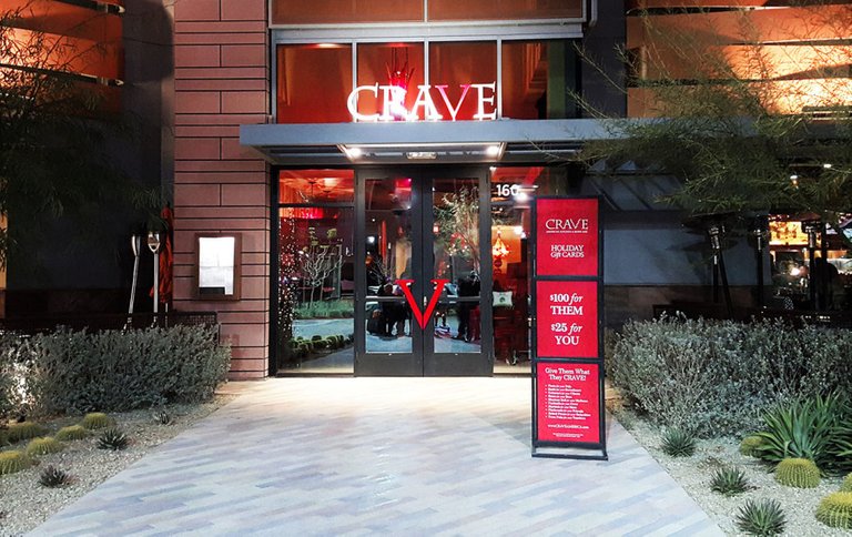 Crave Restaurant Entrance, Downtown Summerlin, Las Vegas