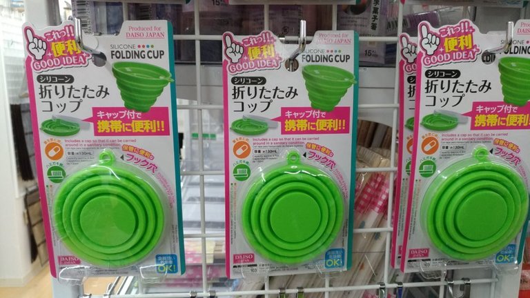 Collapsable cup from Daiso