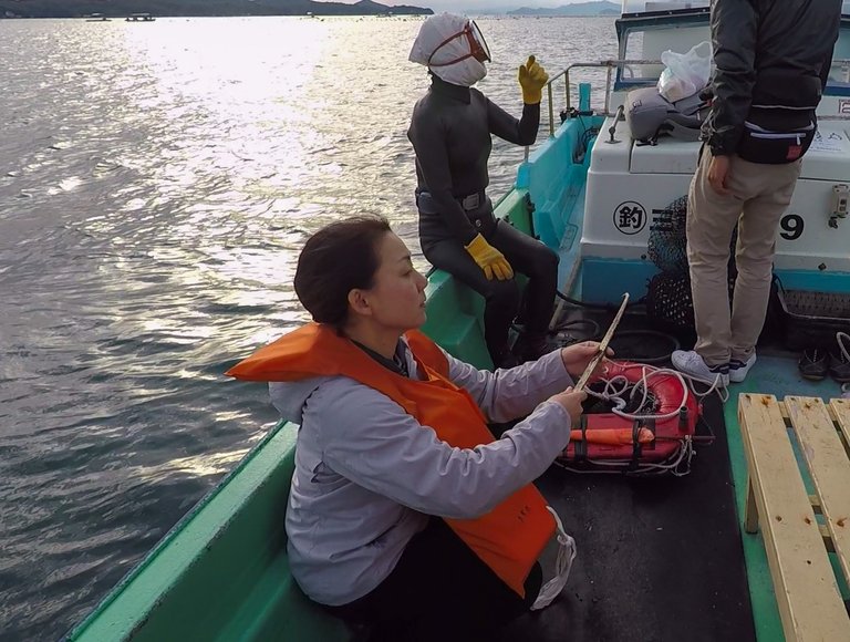 Diving with Ama at Ise, Japan