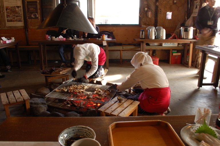 Seafood lunch at Toba, Japan