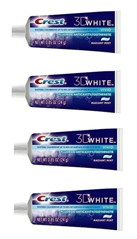 Crest 3D White Vivid Fluoride Anticavity Toothpaste