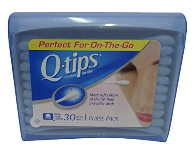 Q-Tips Cotton Swabs Travel Size, 30 count (Pack of 8)