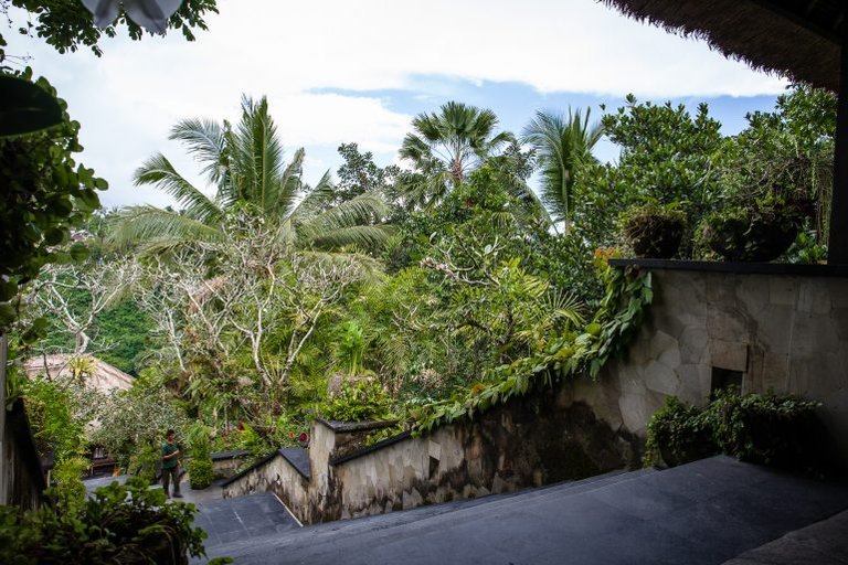 Stairs at Hanging Gardens Bali