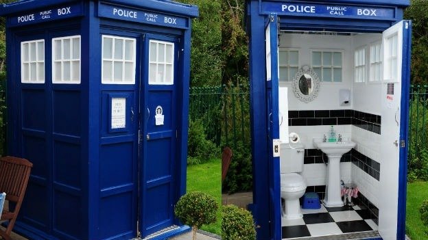 Image result for tom baker the tardis toilet