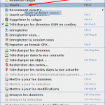 menu josm - ouvrir