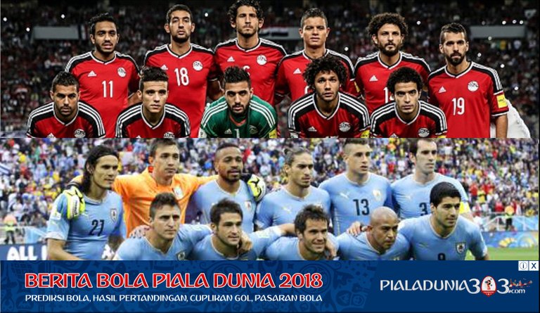 Hasil gambar untuk Gambar Pertandingan Mesir Vs Uruguay