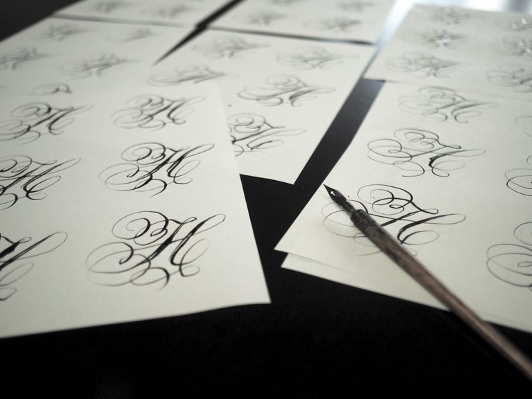 My calligraphy exercice