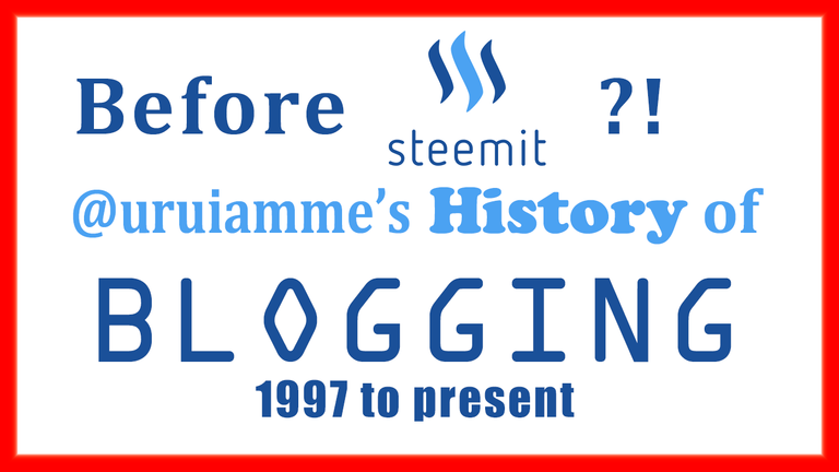 History of blogging