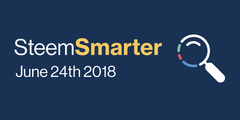 SteemSmarter - June 24th 2018