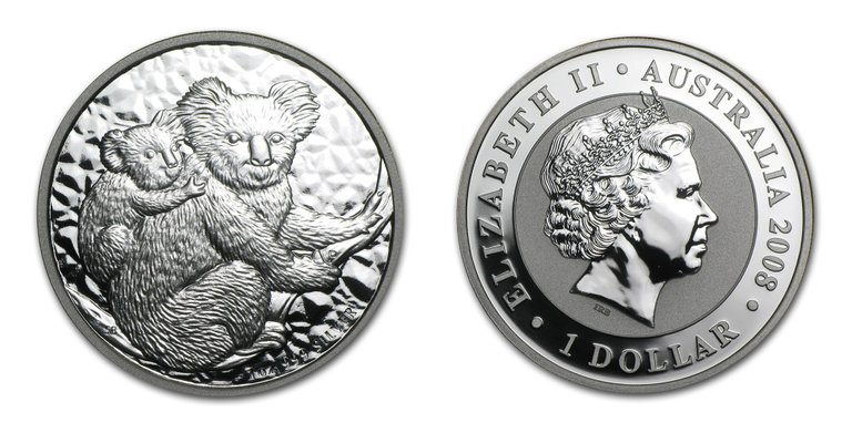 1oz Silver 2008 Australian Koala