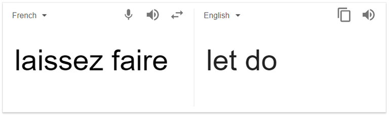 French to English translation - Google Translate
