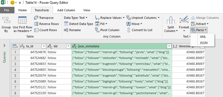 How to Parse Custom JSON Data using Excel