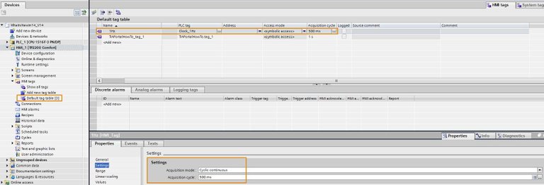 TIA Portal How To memory clock bit