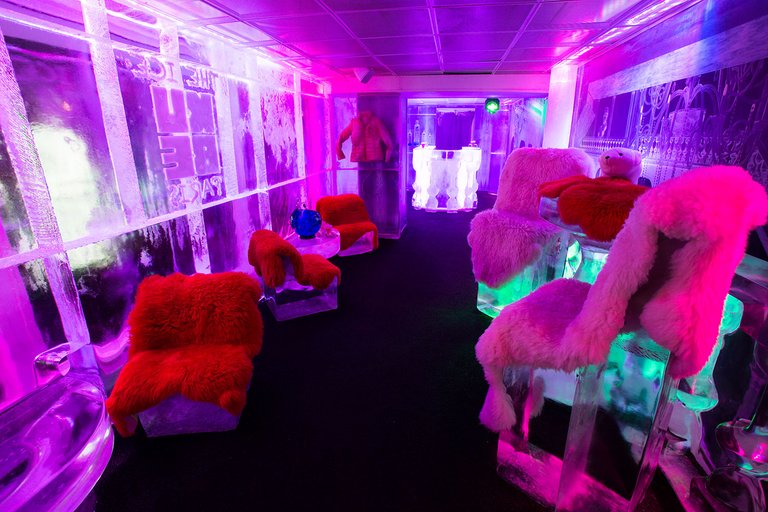 Ice Kube Bar in Paris, France, one of the most fantastic Ice Bars in Europe