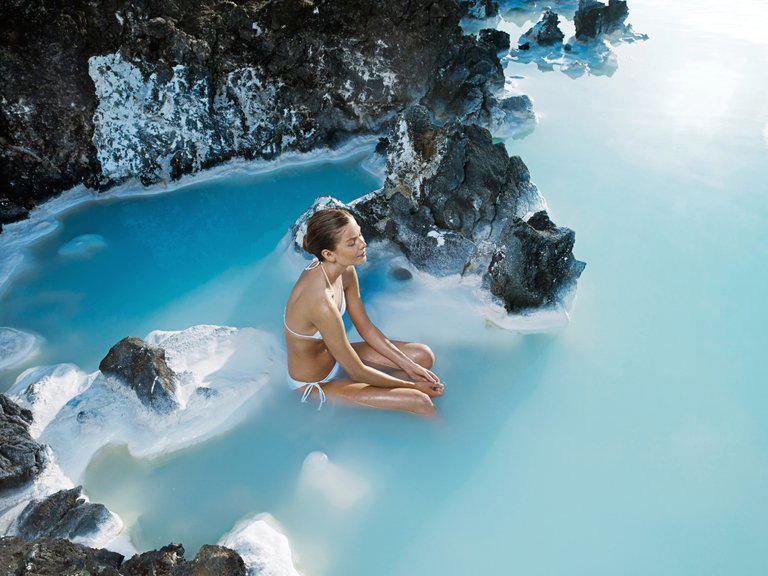 Discover Iceland's beautiful Blue Lagoon geothermal spa