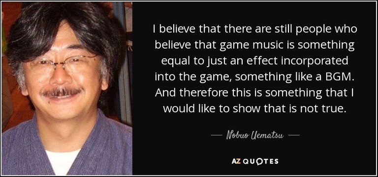 Nobuo Uematsu quote