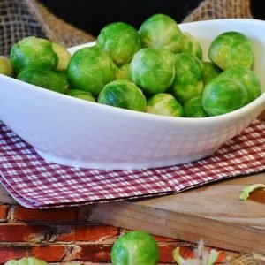 Brussels Sprouts, a rich source of Vitamin B6 and Folate (B9)