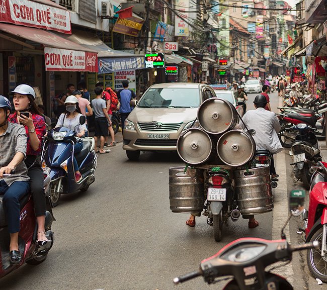 Bia Hoi Delivery Truck