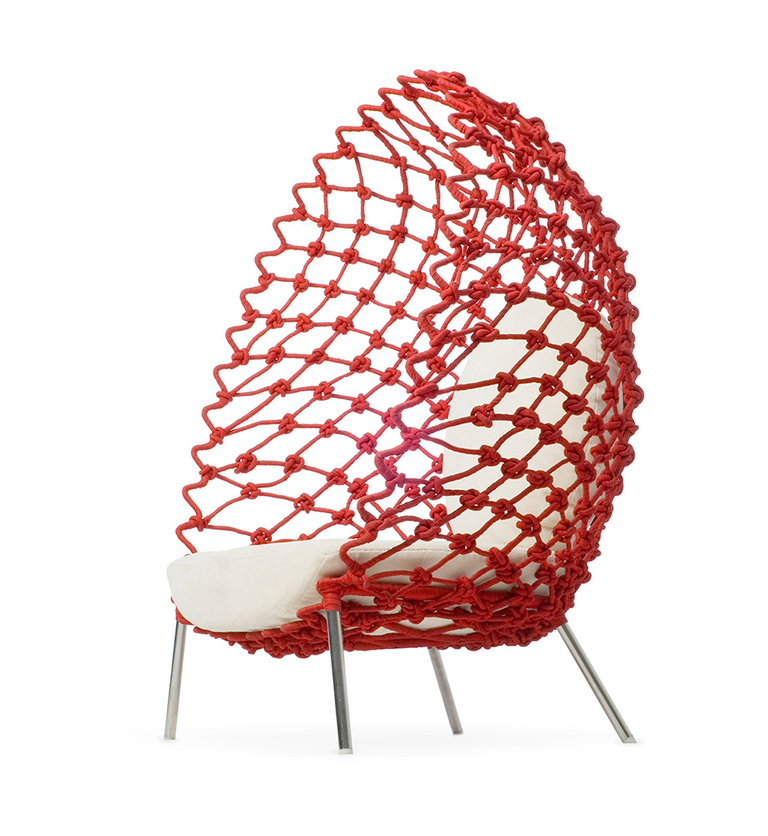 Dragnet lounge chair by Kenneth Cobonpue