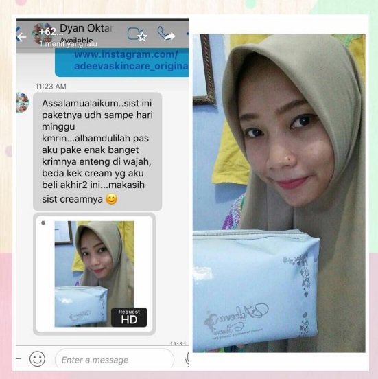 testimoni original adeeva asli