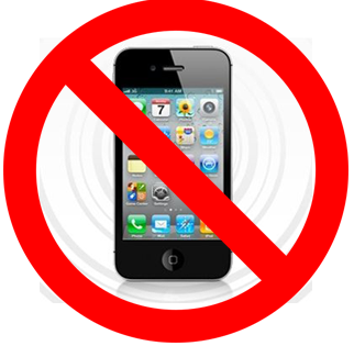 no cell phone