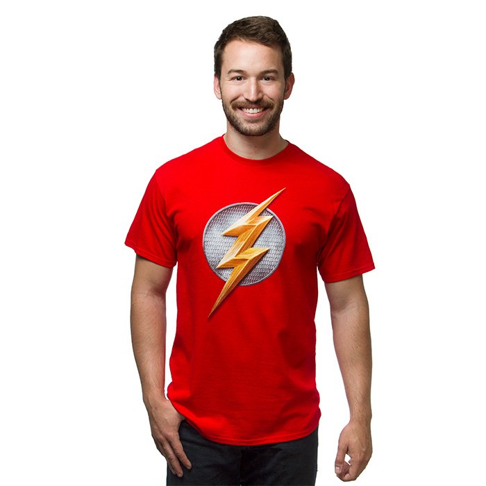 Justice League Flash T-Shirt - Red, M