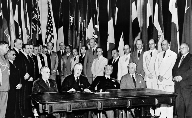 Representatives of 26 Allied nations pledge their support