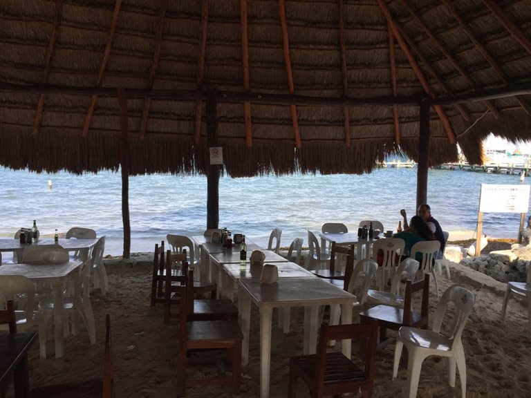 Palapa Principal Restaurante Kukulcán.