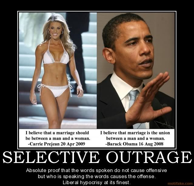 Selective Liberal Outrage