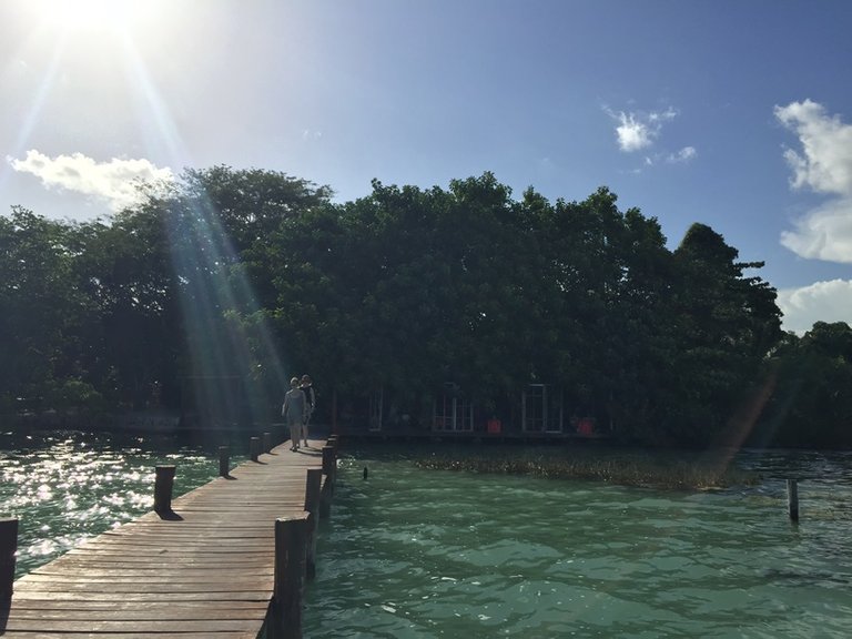 La Playita un lugar para disfrutar Bacalar.