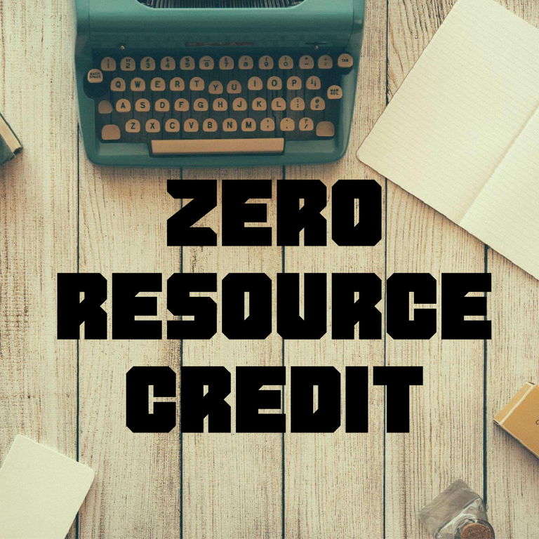 zero resource credit